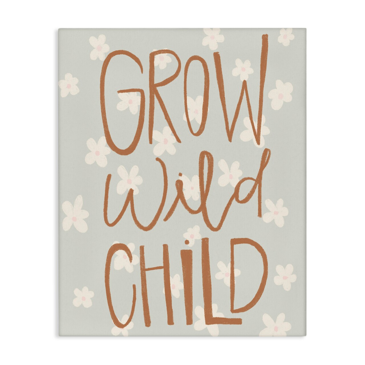 Stupell Industries Grow Wild Child Flowers Canvas, design by Katie Griggs